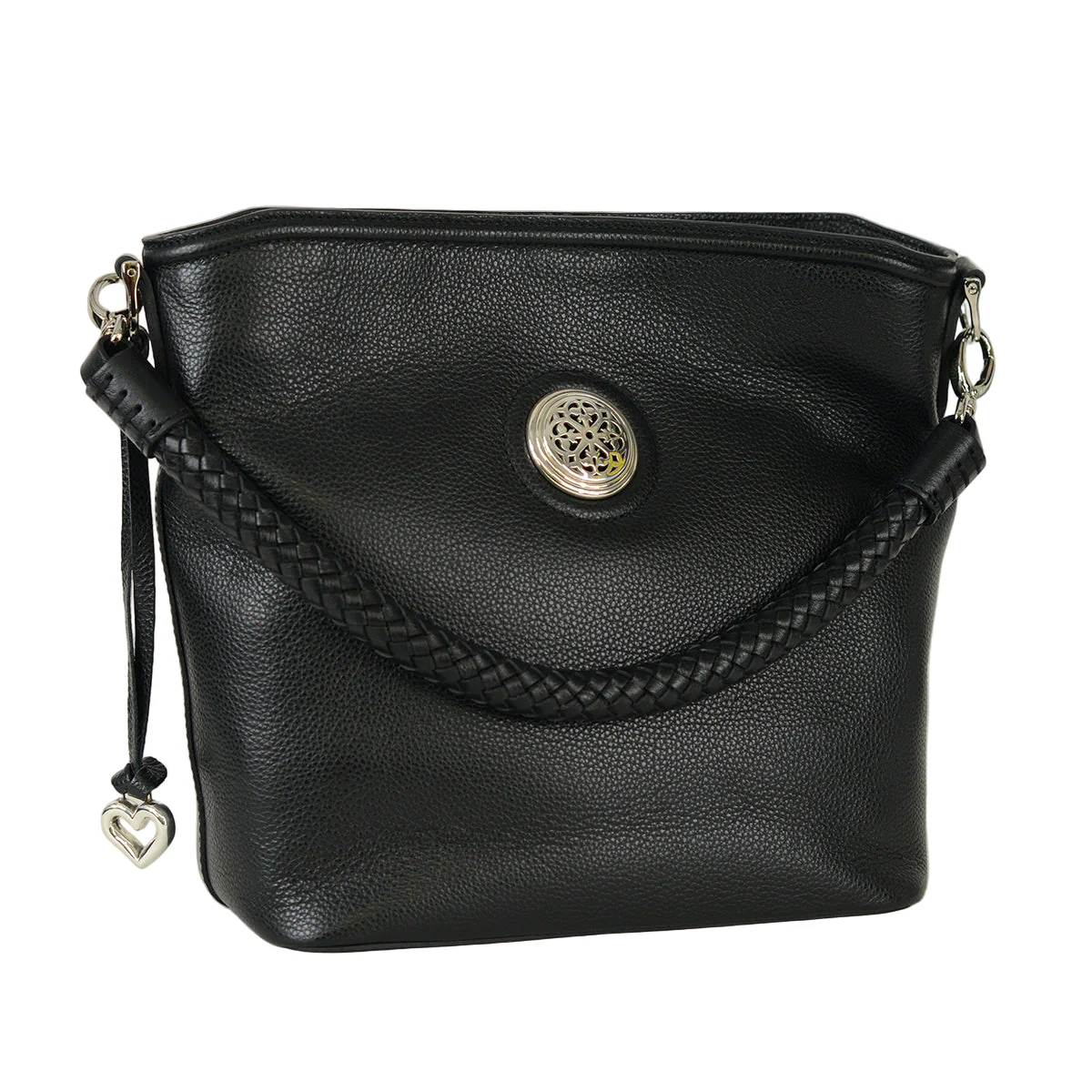 Brighton Ferrara Bumble Large Shoulder Bag (BLK) - Image 4