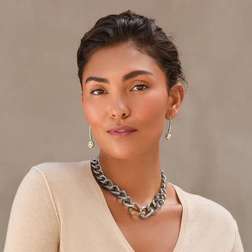 Brighton Ferrara Eterna Link Two Tone Necklace - Image 2