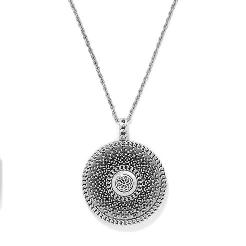 Brighton Ferrara Segreta Medallion Two Tone Necklace (JM0043) - Image 2