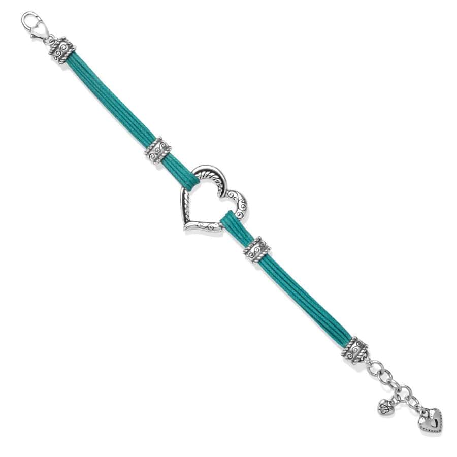 Brighton Heritage Heart Bracelet (Teal )(J3246B) - Image 2