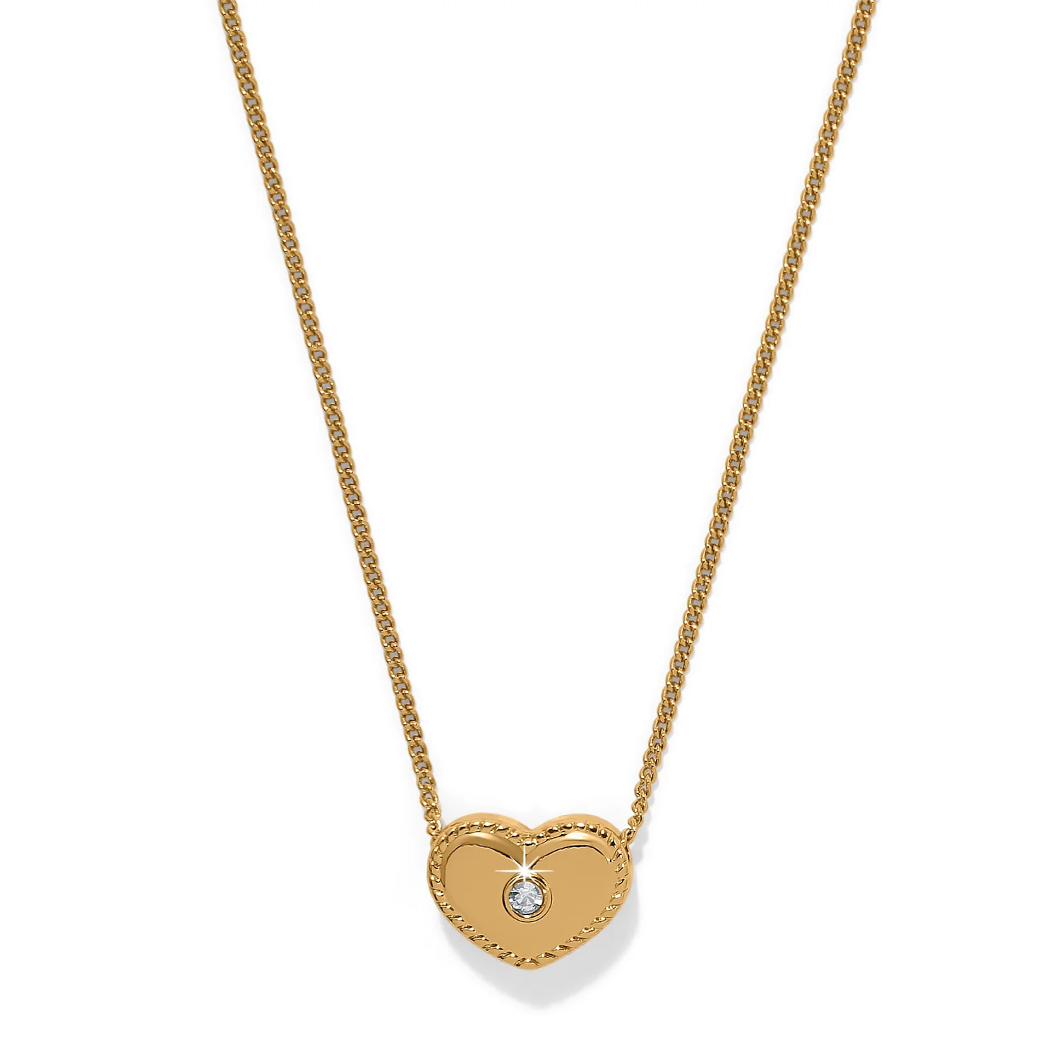 Brighton Illumina Celeste Heart Petite Necklace (GLD) - Image 2