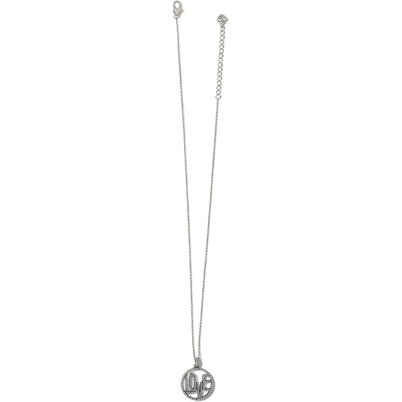 Brighton Illumina LOVE Silver & Crystal Necklace - Image 2