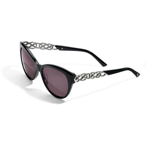Brighton Interlok Braid Black Sunglasses (A12953) - Image 3