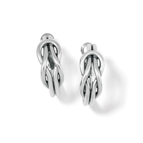 Brighton Interlok Harmony Hoop Earrings (SLV) - Image 2