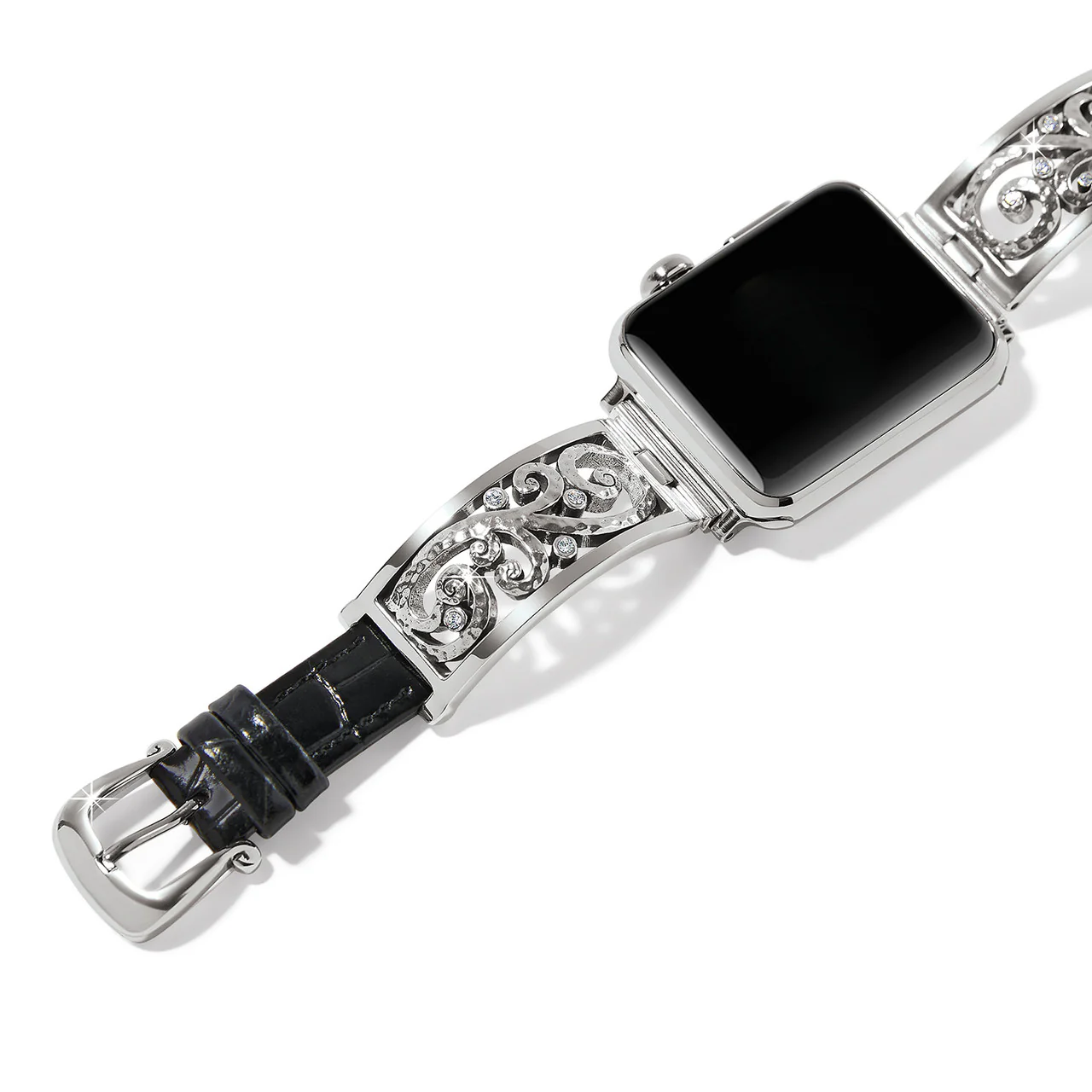 Brighton Irvine Watch Band (SLV/BLK) - Image 2