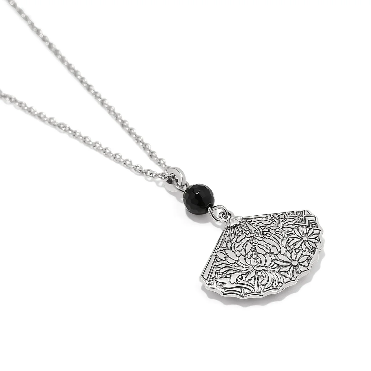 Brighton Kyoto In Bloom Fan Petite Necklace (SLV/MULTI) - Image 2