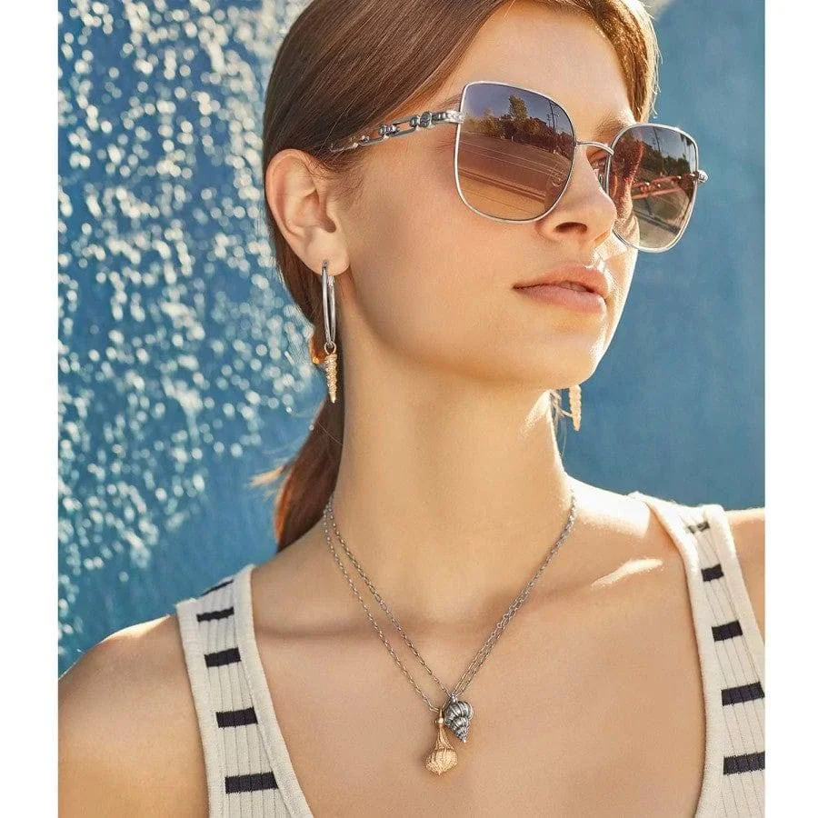 Brighton Lightening Whelk Shell Two Tone Necklace - Image 2