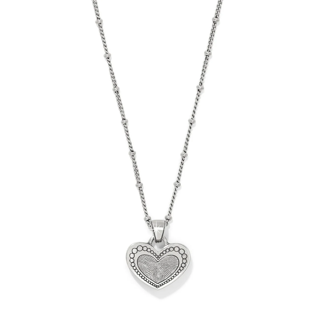 Brighton Love Me Do Petite Necklace (SLV/RED) - Image 2