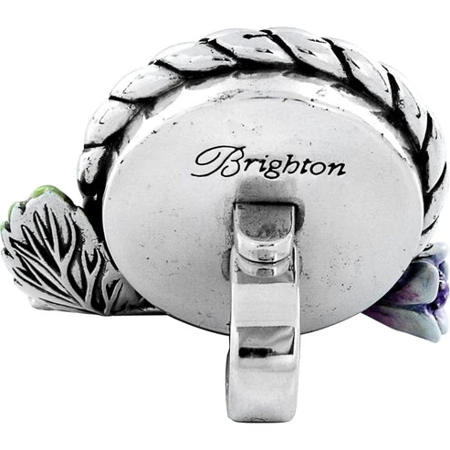 Brighton Marvels Silver Enamel Lady Bug Table Clock - Image 3