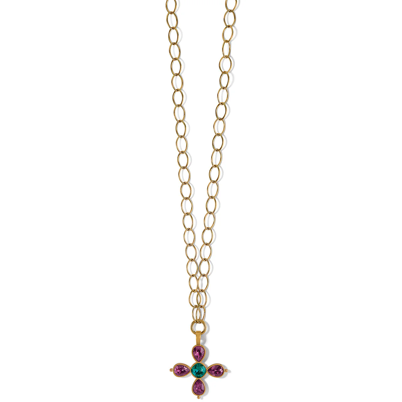Brighton Mercury Jewel Long  Necklace (GLD/GRN/PUR) - Image 3