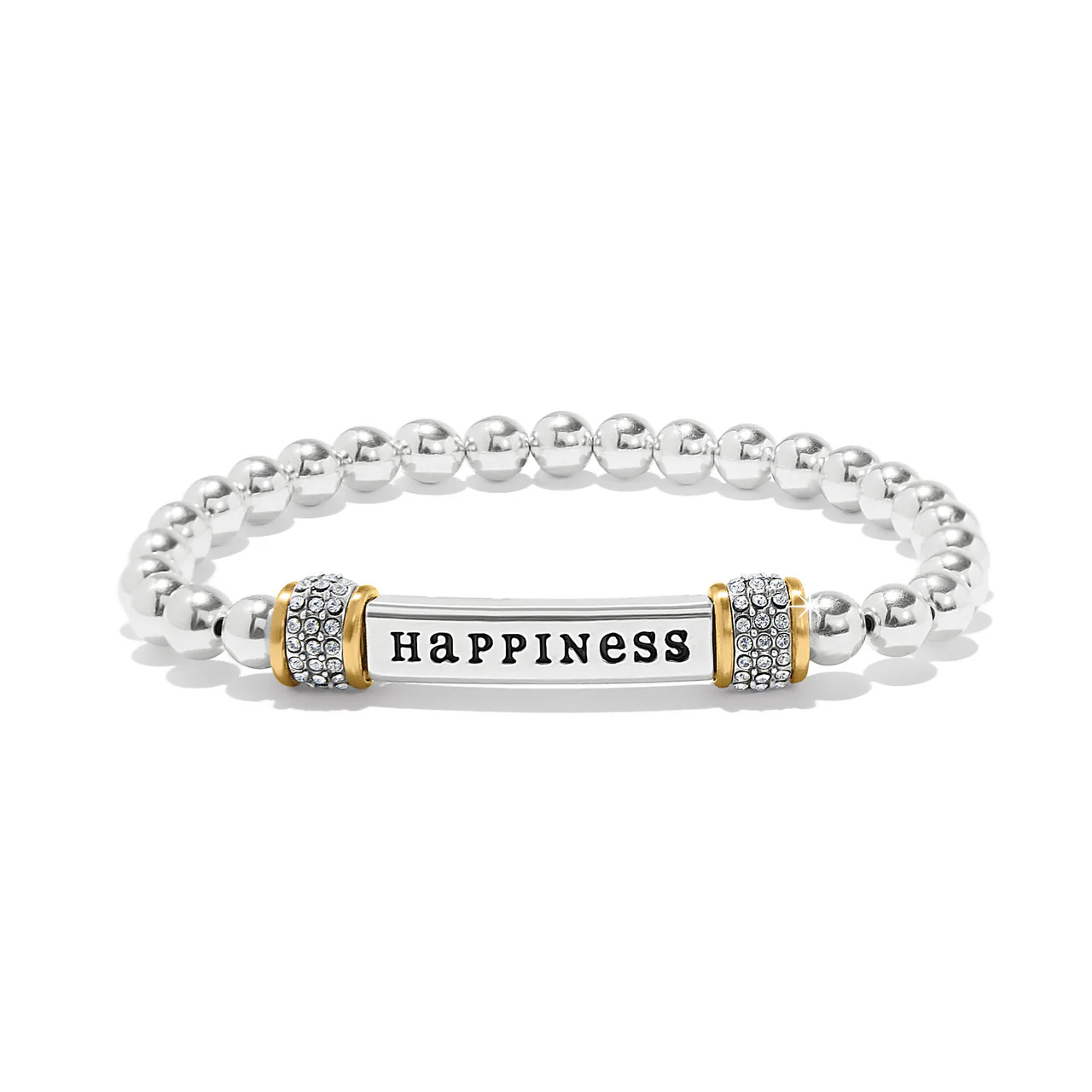 Brighton Meridian Happiness Stretch Bracelet (SLV/GLD)