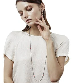 Brighton Meridian Red Two Tone Long Necklace - Image 2