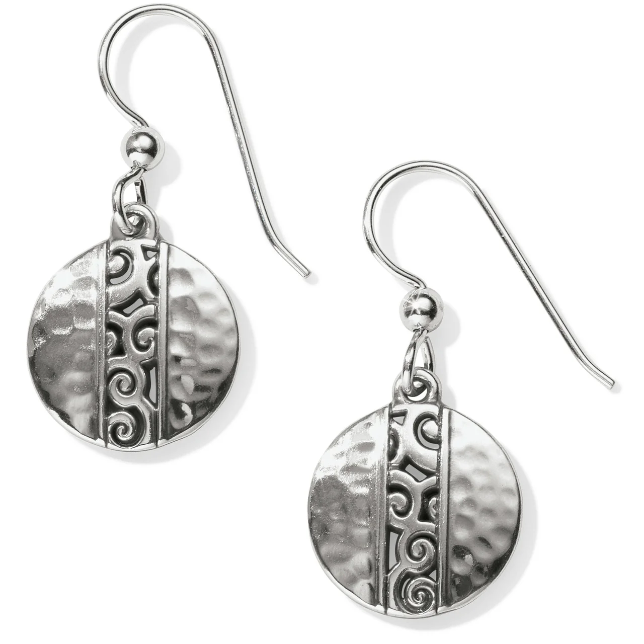 Brighton Mingle Disc French Wire Earrings (SLV)
