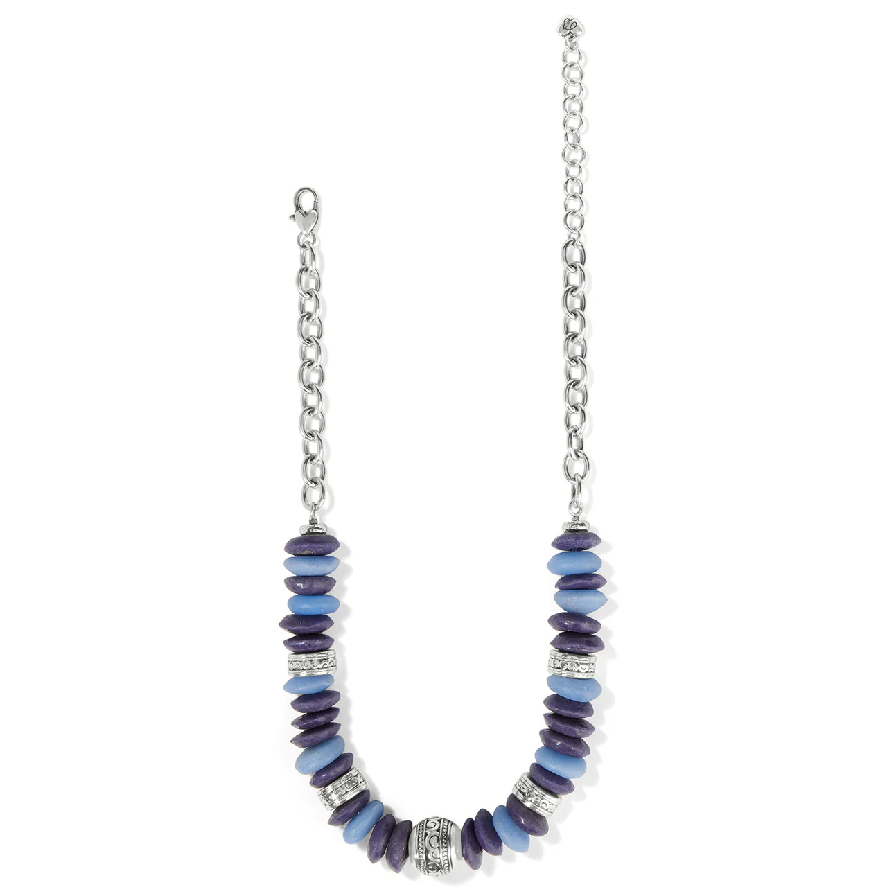 Brighton Mingle Shores Beaded Sphere Necklace (SLV/BLU) - Image 2