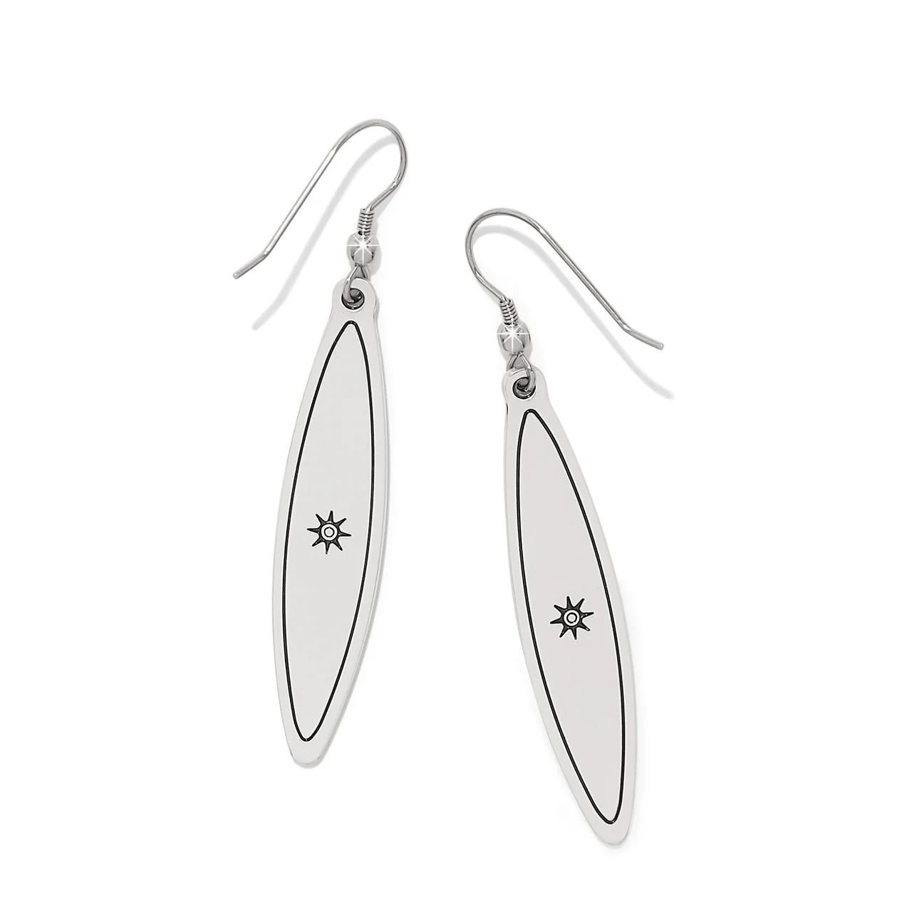 Brighton Mosaic Long French Wire Earrings (SLV) - Image 2