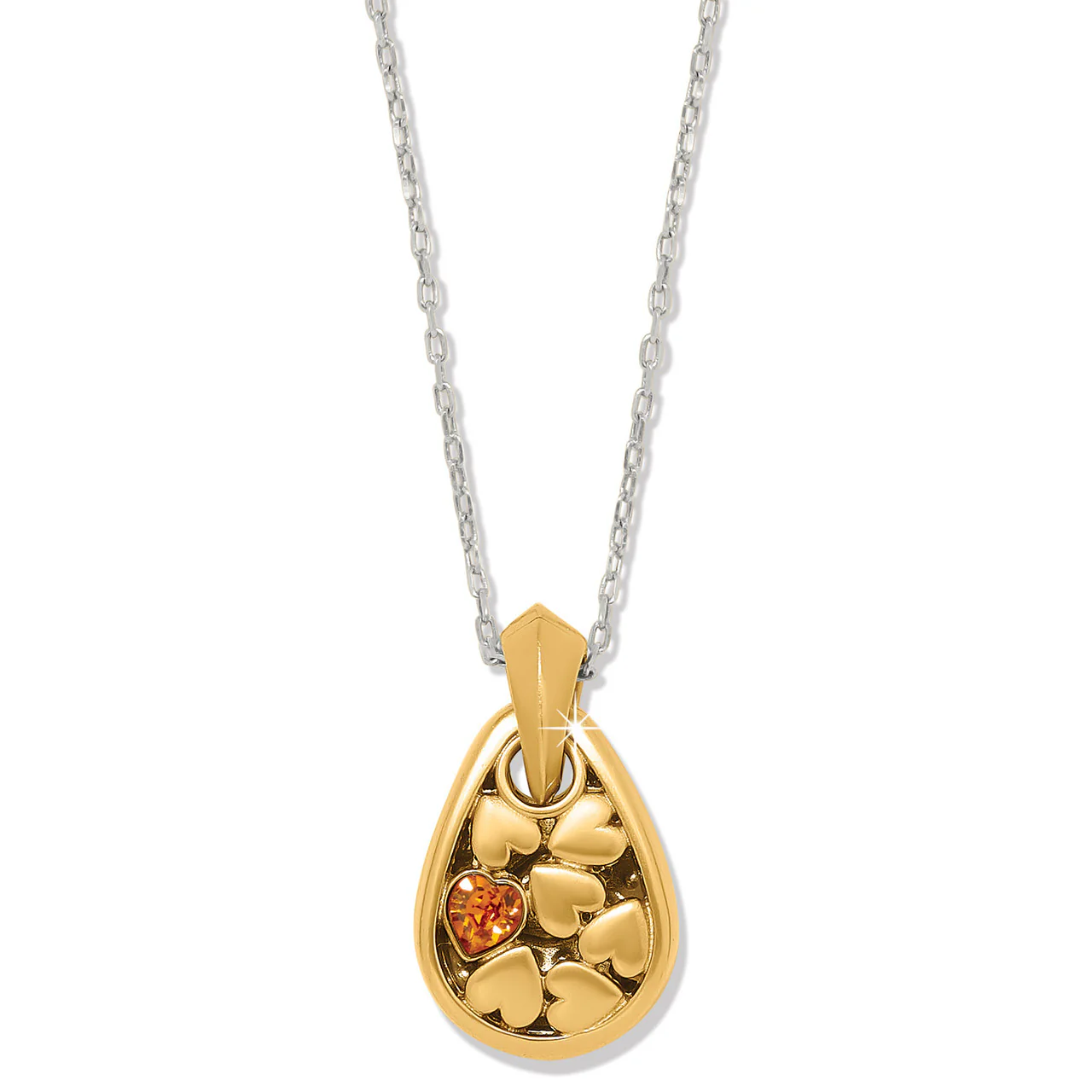 Brighton Mystery of Love Two-Tone Topaz Reversible Necklace - Image 2