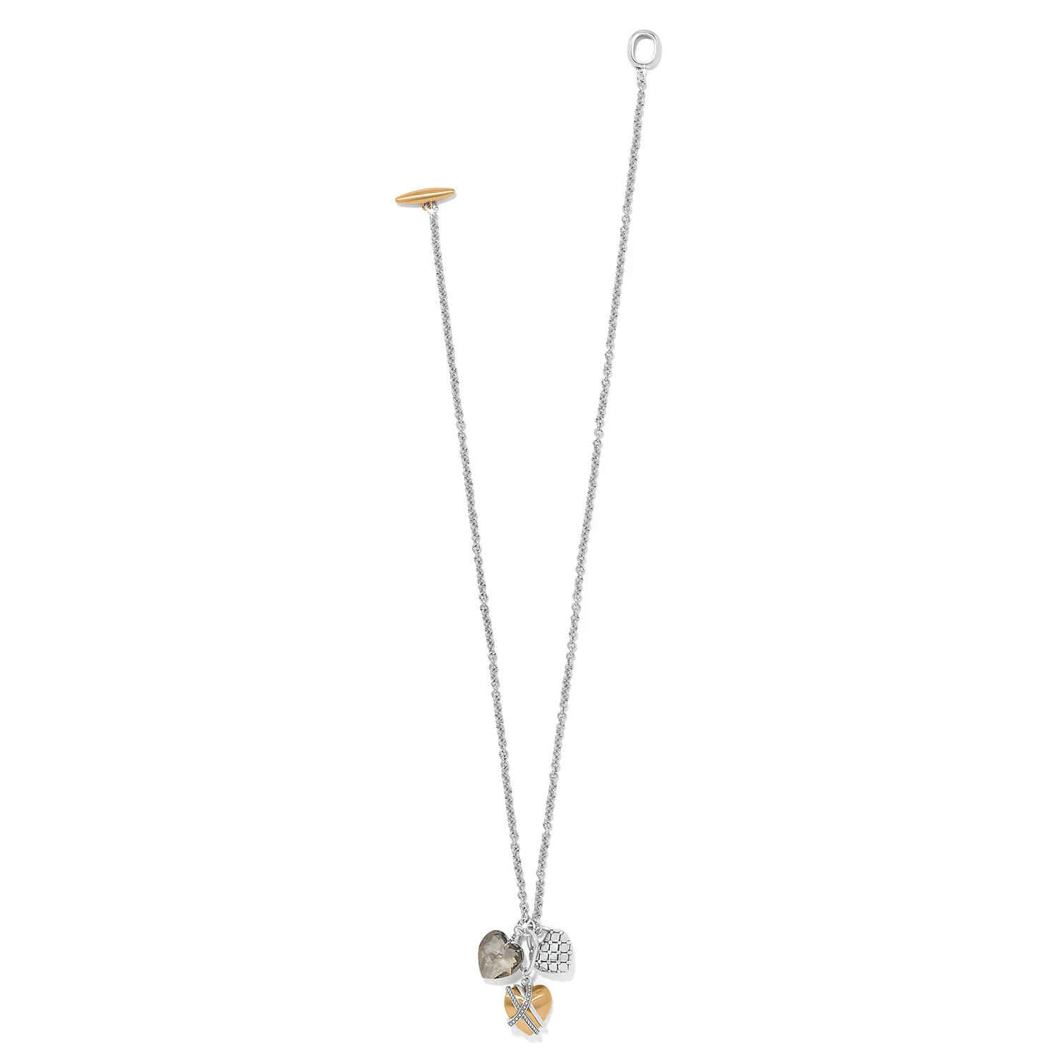 Brighton One Heart Two-Tone Toggle Necklace - Image 2