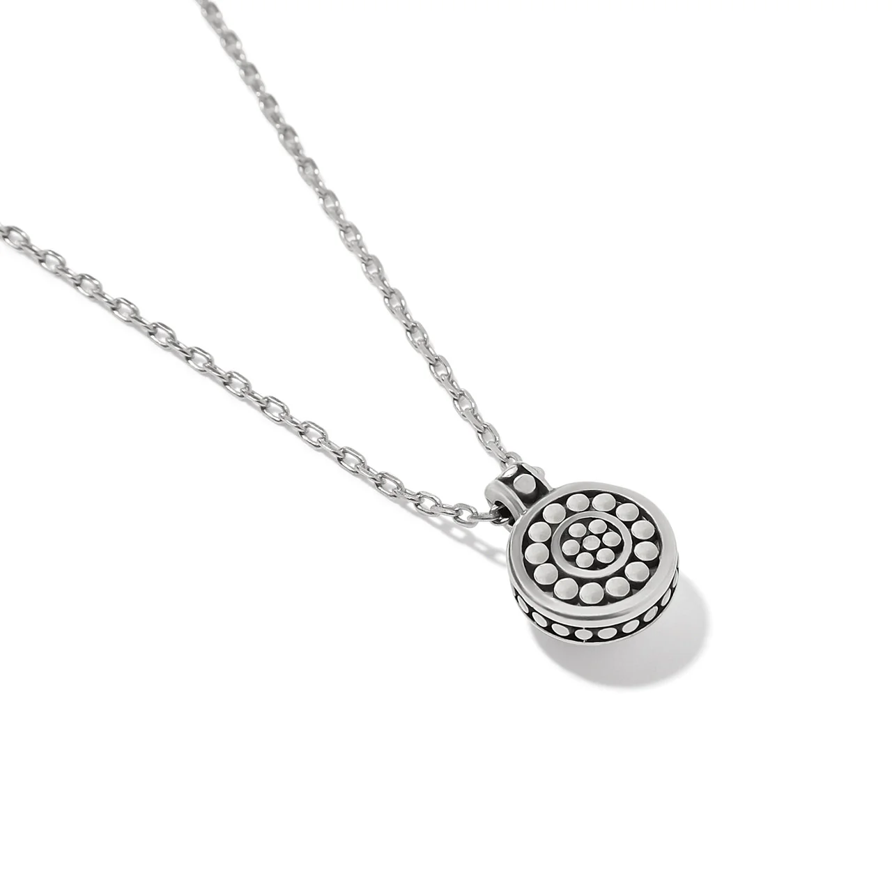 Brighton Pebble Dot Pearl Short Necklace (SLV) - Image 2