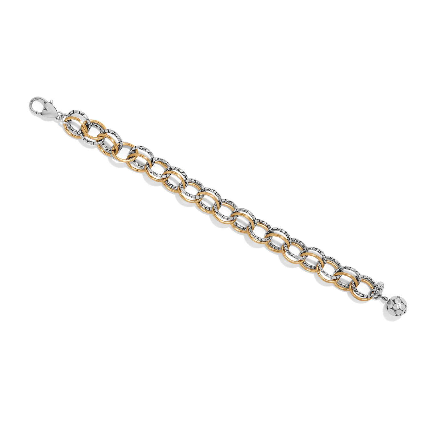 Brighton Pebble Two-Tone Link Bracelet - Image 2