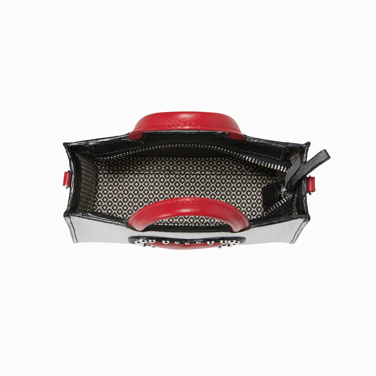 Brighton Pop Star Petite Crossbody Bag (WHT/RED/BLK) - Image 4