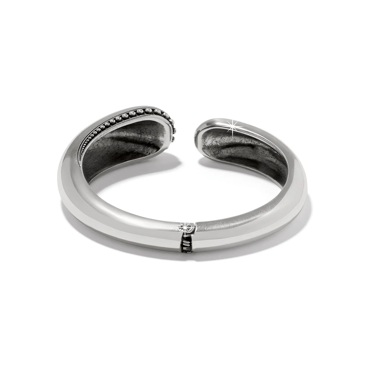 Brighton Pretty Tough Droplet Hinge Silver Bangle Bracelet - Image 2