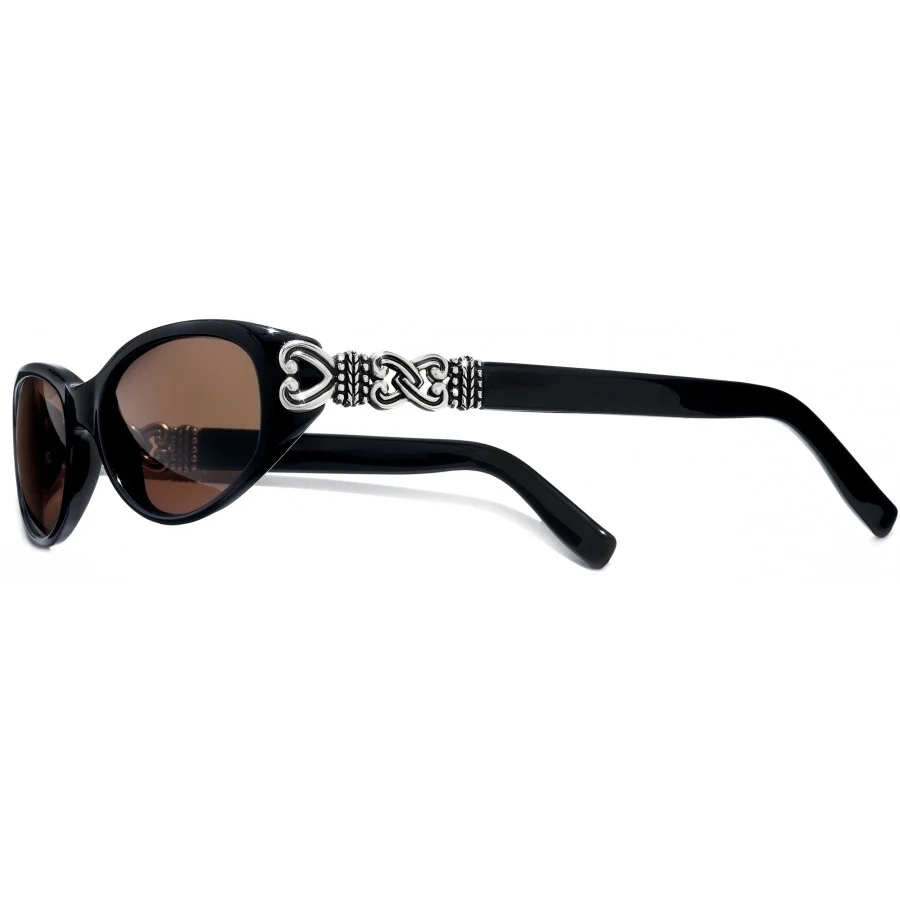 Brighton Sabrina Sunglasses (BLK) - Image 2