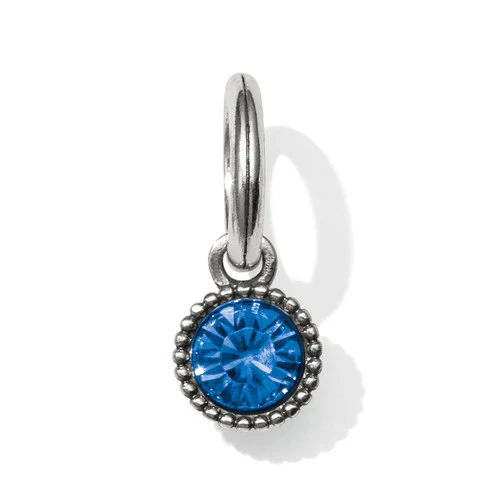 Brighton Sapphire Glitz Highlight Amulet/Charm (SLV)