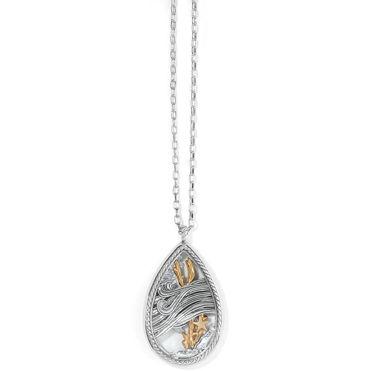 Brighton Sea Current Convertible Shaker Necklace (SLV/MULTI) - Image 2