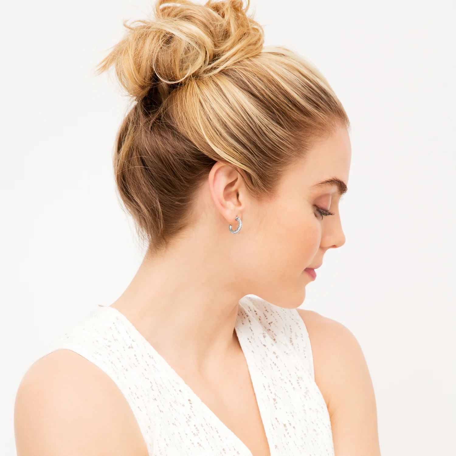 Brighton Secret of Love Mini Hoop Earrings - Image 3