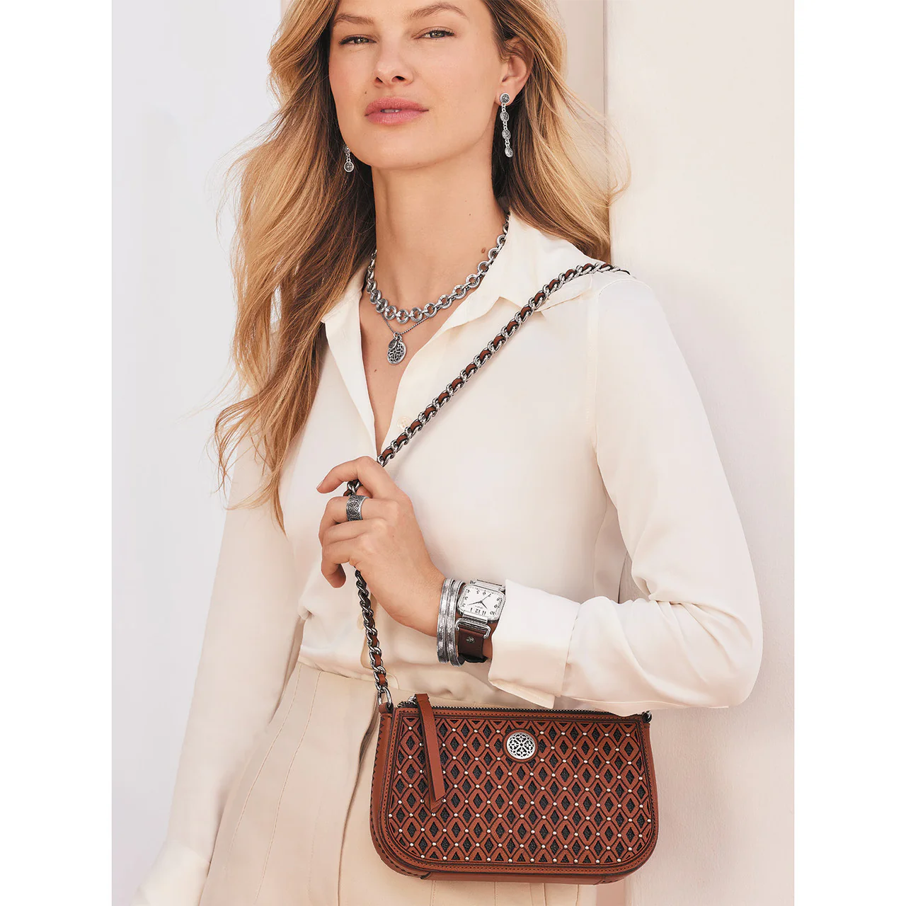Brighton Sera Mini Cross Body Bag (RUSSET) - Image 2
