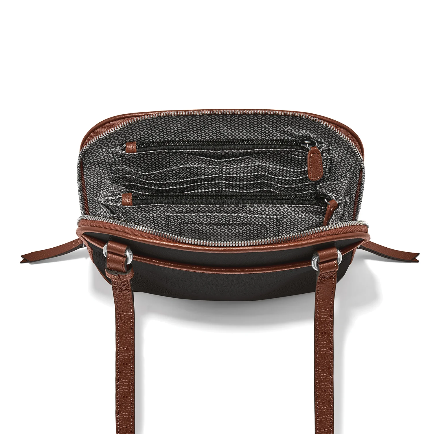 Brighton Shelby Organizer Black Brown  Crossbody - Image 2