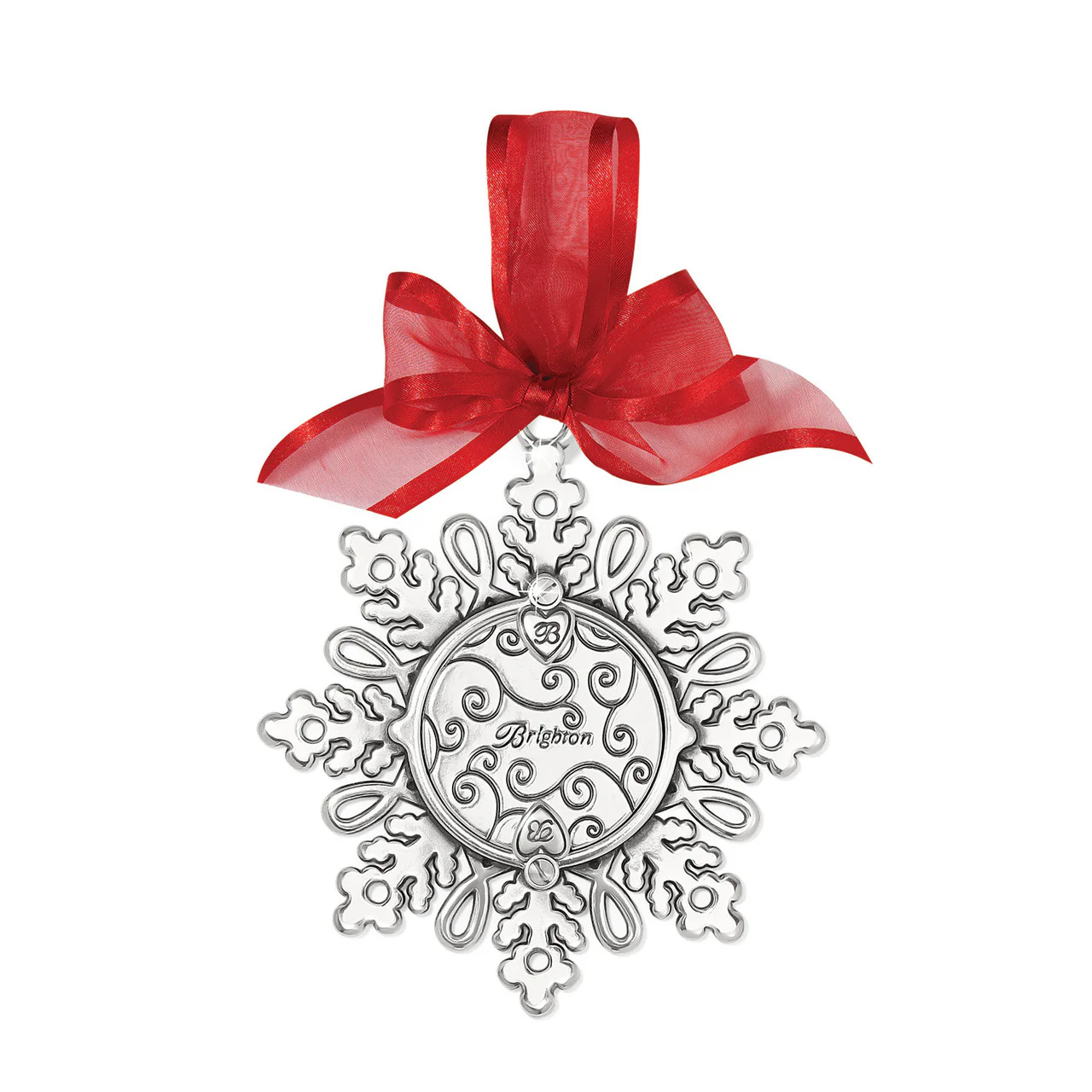 Brighton Snowflake Photo Delight Ornament (SLV) - Image 2