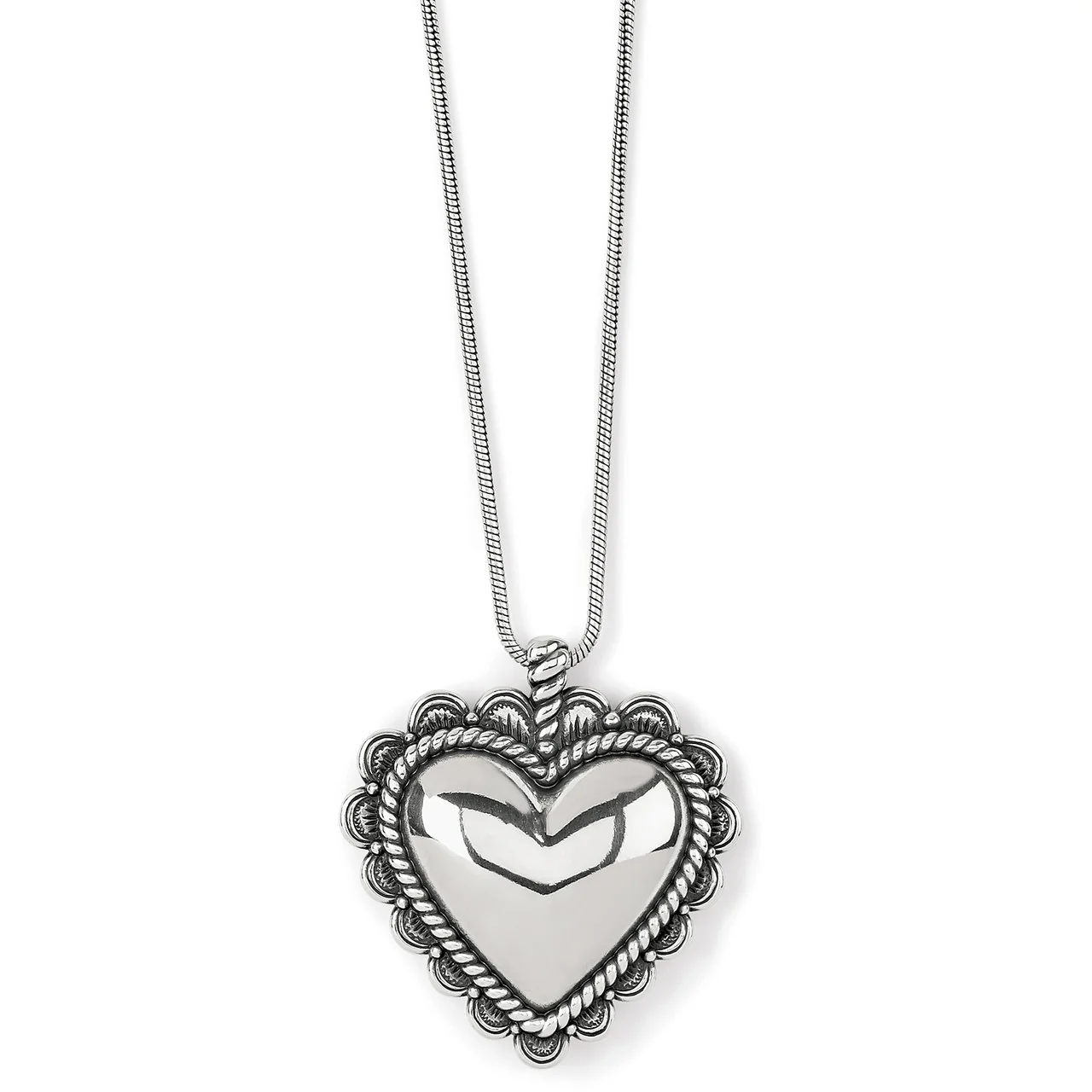 Brighton Sonora Bold Heart Necklace (SLV) - Image 2