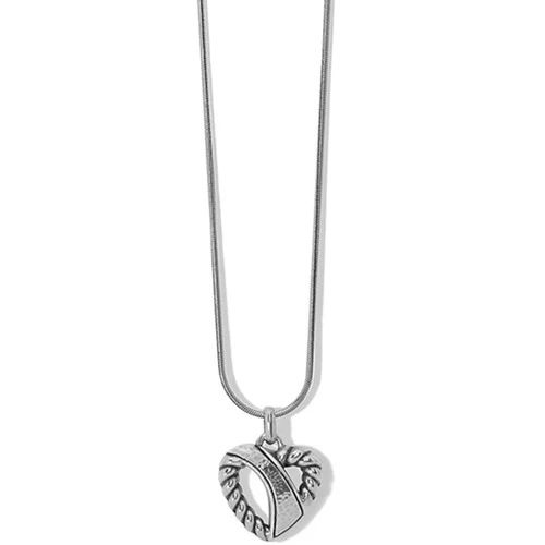 Brighton Taylor Heart Pendant Necklace (SLV) - Image 2