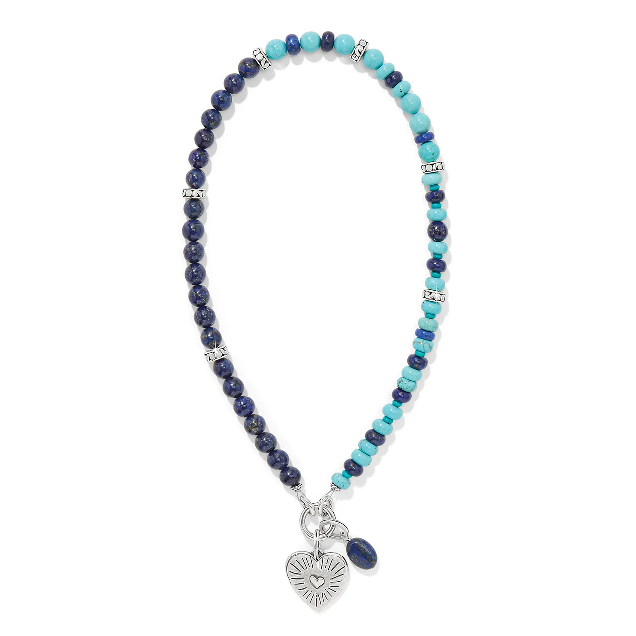 Brighton Token Lapis Turquoise Necklace (SLV) - Image 2