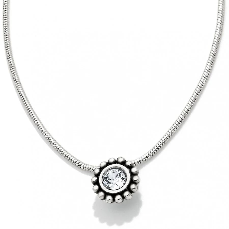 Brighton Twinkle Petite Necklace (SLV/CRSTL)