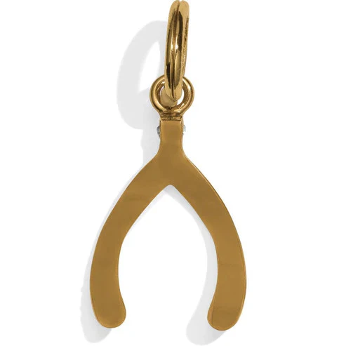 Brighton Wishbone Amulet/Charm (GLD) - Image 2