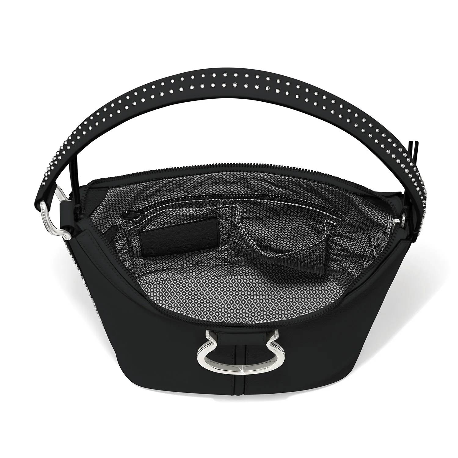 Brighton Wyatt Shoulder Bag (Black) (H44263) - Image 2