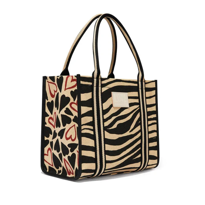 Brighton Zebra Love Canvas Carry All Tote - Image 4