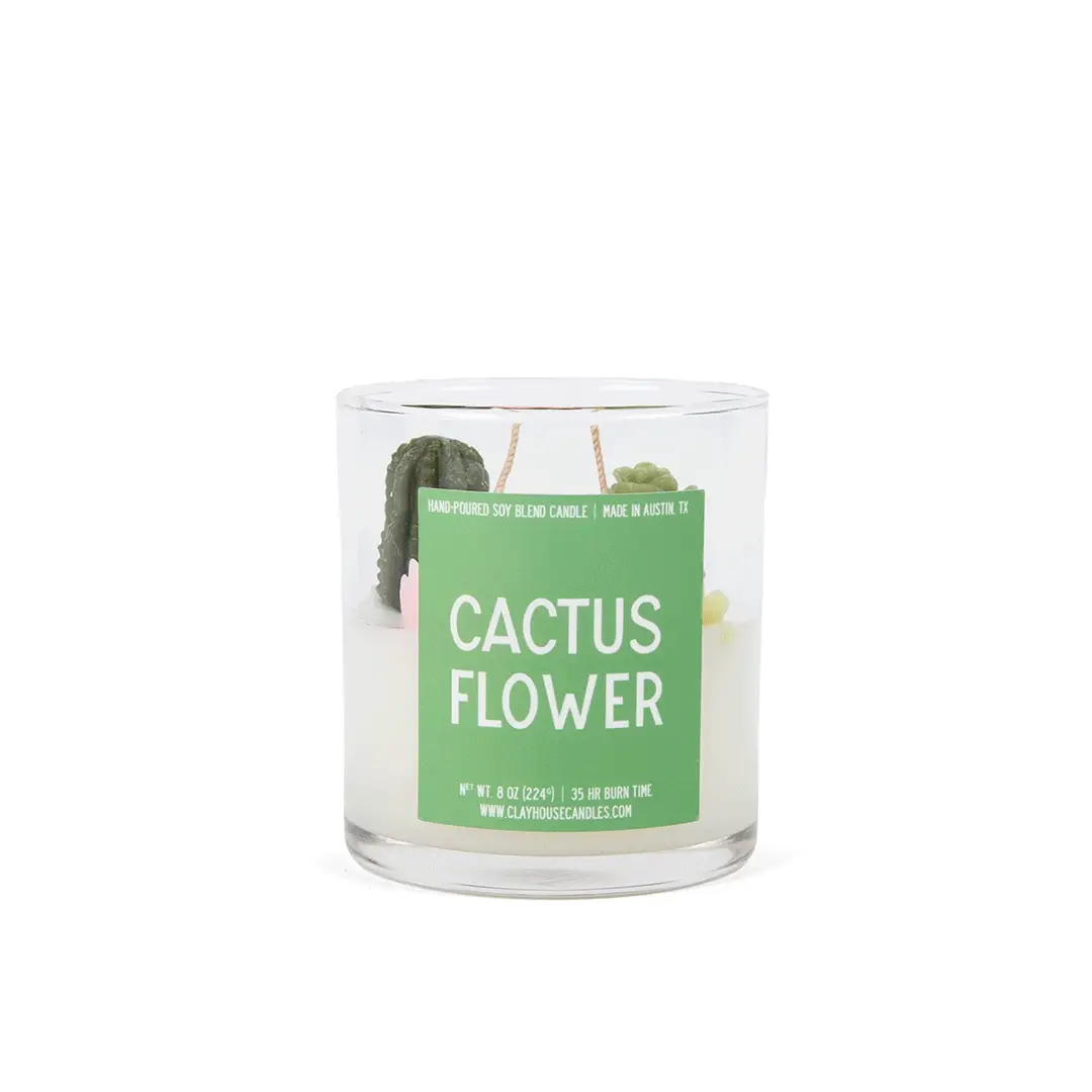 Clayhouse Candles Cactus Flower Candle - Image 3