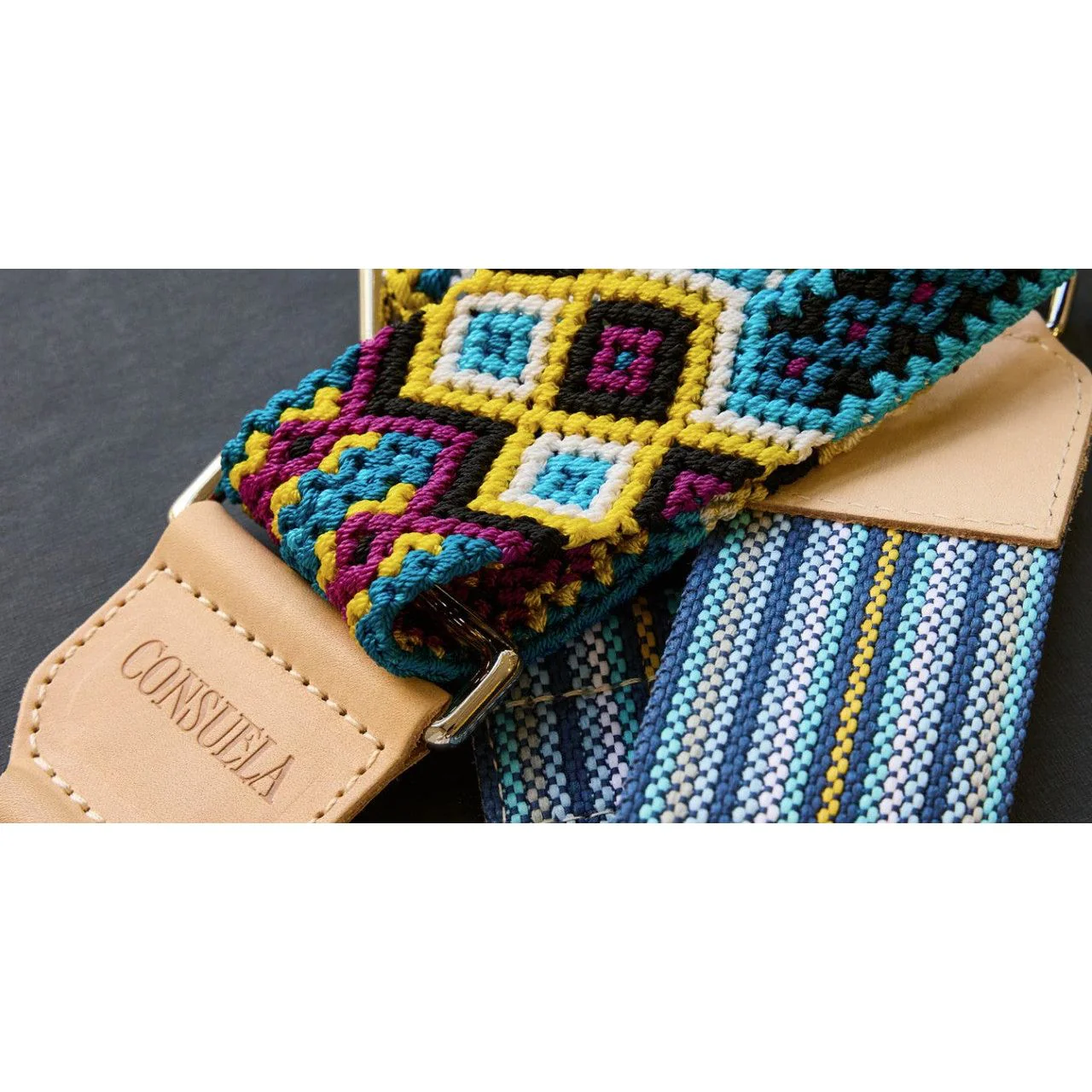 Consuela Bluberry Wide Woven Shoulder Strap - Image 3
