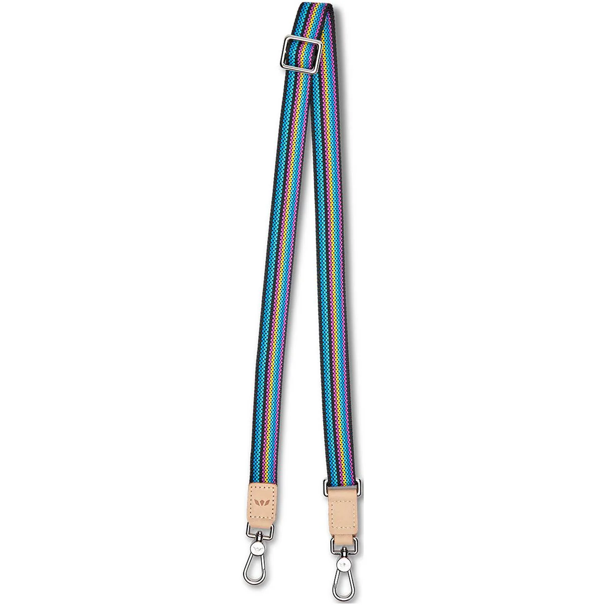 Consuela Blueberry Stripe Slim Webbing Strap - Image 2