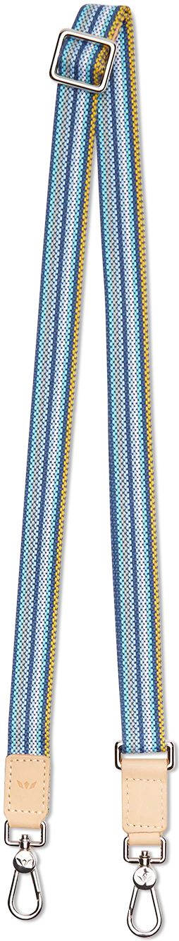 Consuela Chambray Stripe Slim Woven Crossbody Strap - Image 2