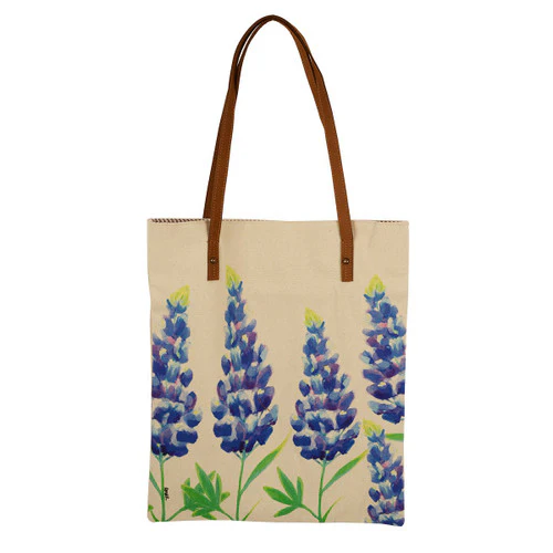 Cott n Curls Bluebonnets Book Bag Designed by Amber Teal - Image 4