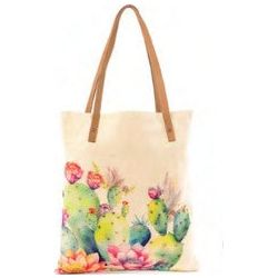 Cott N Curls Cactus & Flowers Bookbag - Image 4