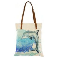 Cott N Curls Dolphin Wave Bookbag - Image 2