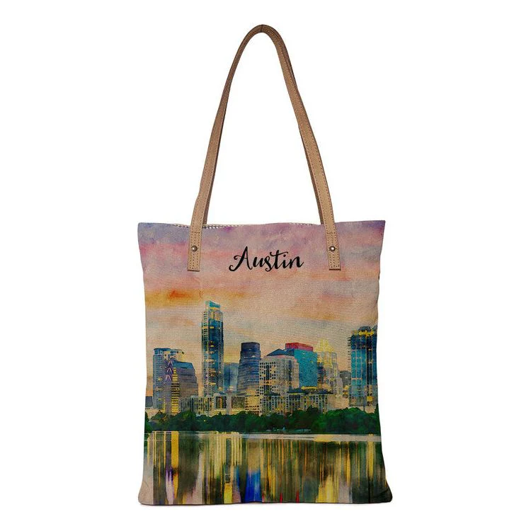 Cott N Curls Austin Skyline Book Bag (701000-05) - Image 4