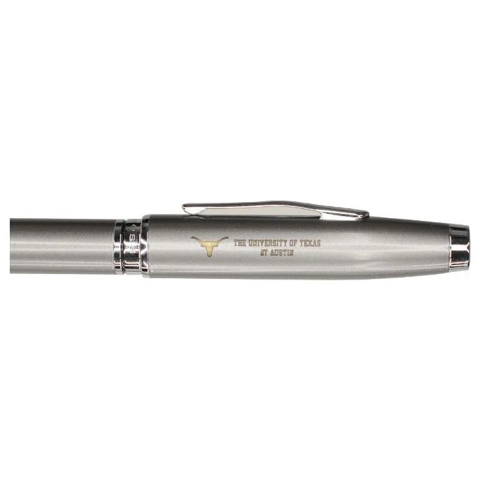 Cross Coventry Texas Longhorn Glossy Gunmetal Grey Lacquer with Chrome Ball Point Pen (CP84) - Image 2
