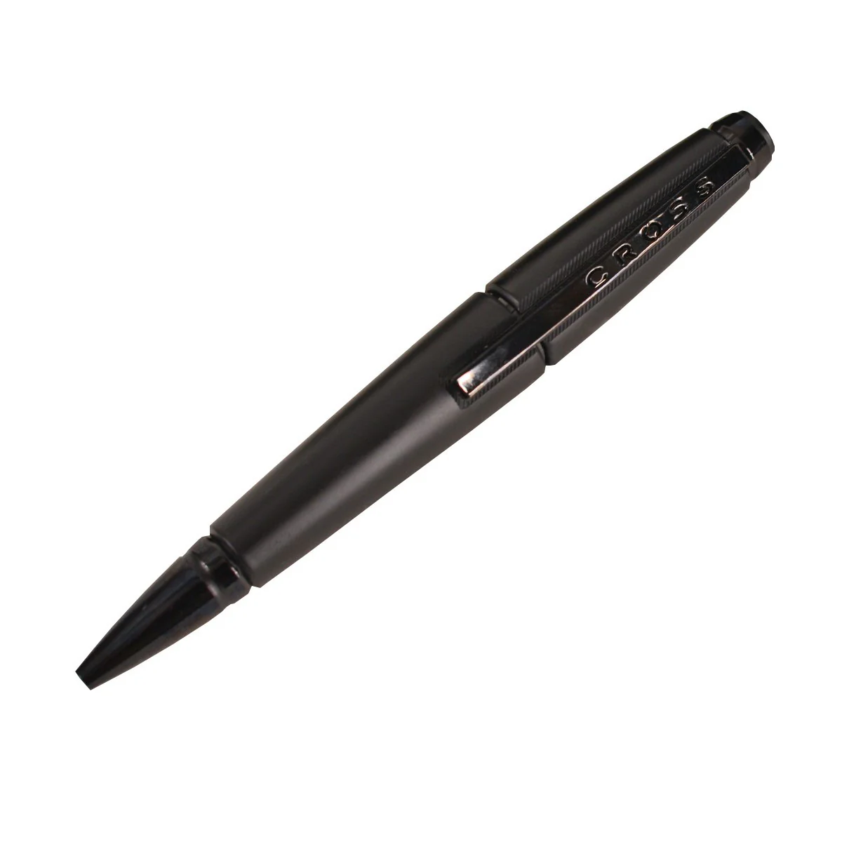Cross University of Texas Black Matte with Polished Black Accents Roller Ball Pen (CP50) - Image 3