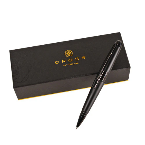 Cross University of Texas Black Matte with Polished Black Accents Roller Ball Pen (CP50) - Image 4